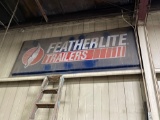 Large FeatherLite Trailers plastic sign,