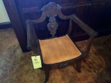 Early Carved Back Chair