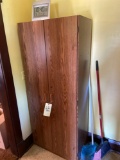 (2) Modern Wood Cabinets