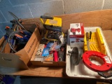Clamps, Work Light, Sander, Tools