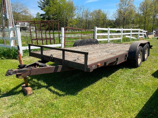 16' tandem trailer with ramps