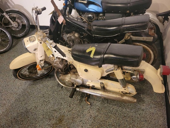 1965 Honda CA95, has title, vin #CA95E-5001331