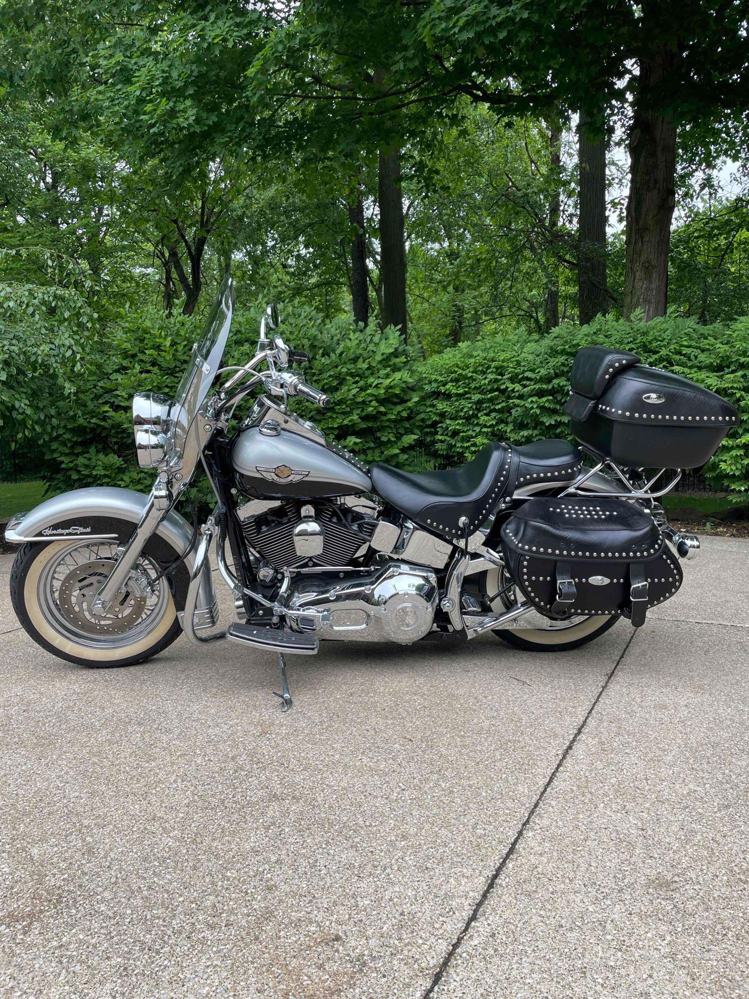 2003 heritage softail blue book deals