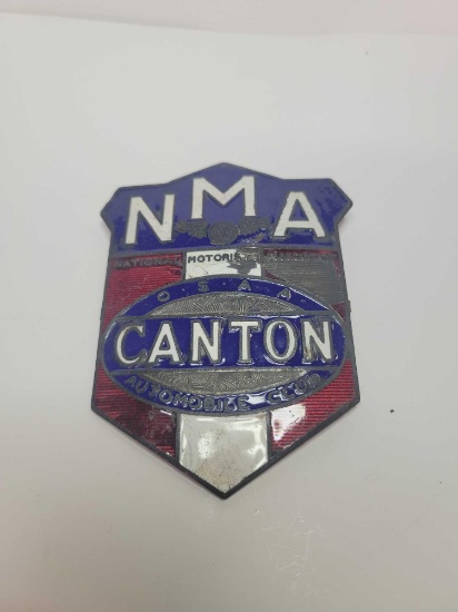 National Motorists Association Canton Club Automobile Badge
