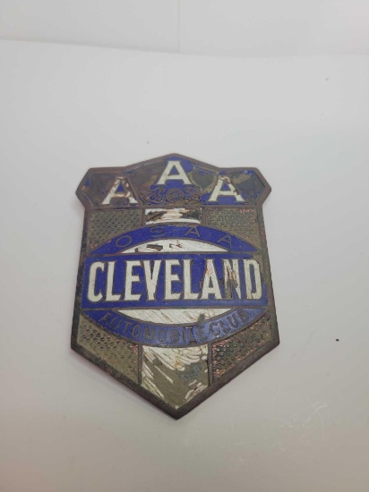 O.S.S.A AAA Cleveland Club Automobile Badge