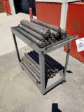 Shop cart with rollers
