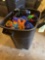 Trash Can Full of Kids Roller Skates