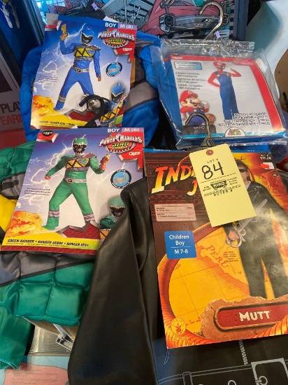 Power Ranger, Mario, Indiana Jones Costumes