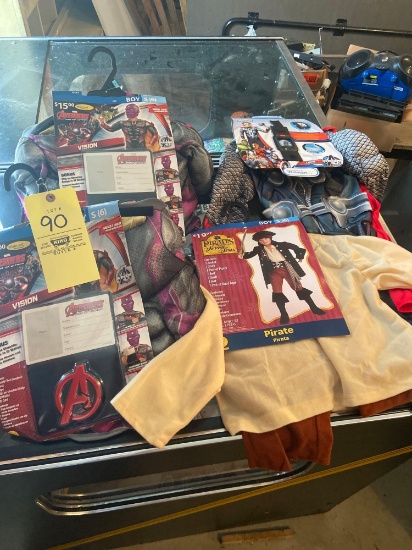 (4) Avenger and Pirate Costumes