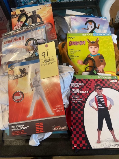 (6) Boy Halloween Costumes