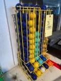 Golf Balls with Rack