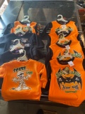 (8) Kids Halloween Long Sleeve Shirts