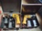 Pair of DeWalt 13v drills with cases, no batteries or chargers included