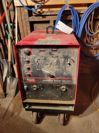 Lincoln square wave tig 275 welder, 220v, no lead wires included