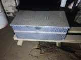 Diamond plate truck box, with key and hardware