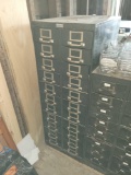 22 drawer parts cabinet with hardware and tools