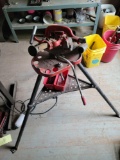 Ridgid No.450 pipe vise stand with reamer and cutter