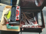 Craftsman sockets, wrenches, Husky digital level and Extech non contact thermometer
