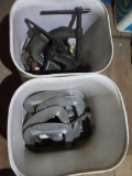 Bucket of large C clamps