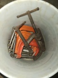Bucket of C clamps
