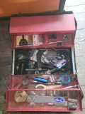Toolbox of assorted hardware tools