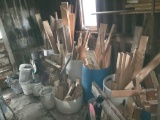 Large lot of scrap lumber