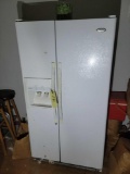 Whirlpool side by side fridge with icemaker