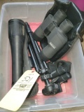 Pentax and bushnell binoculars, Bausch and lomb spotting scope