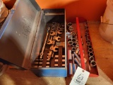 Craftsman 1/2 drive deep well standard sockets, breaker bar, assorted standard sockets, some Bonney