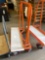 Orange cart for sheeting, plywood, drywall etc.