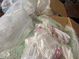 2 large cardboard pallets of bubble wrap & packing material
