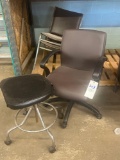 assorted office chairs