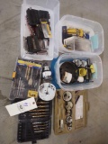 Assorted Drill Bits and Hole Saw Bits