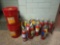 12 fire extinguishers and 3 emergency deluxe lockdown buckets