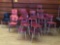 Assorted Stack Chairs and Student Chairs