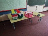 3 Student Tables and Organizing bins