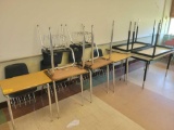 4 Work tables 5 student desks