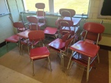 Group of student chairs