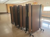 (5) 12ft cafeteria tables