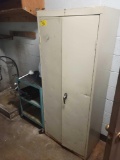 Metal 2 door cabinet and av cart