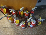 11 fire extinguishers