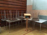 13 Student Tables and Lectern
