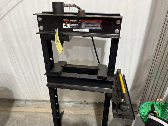 OMEGA 25 TON SHOP PRESS WITH HAND PUMP