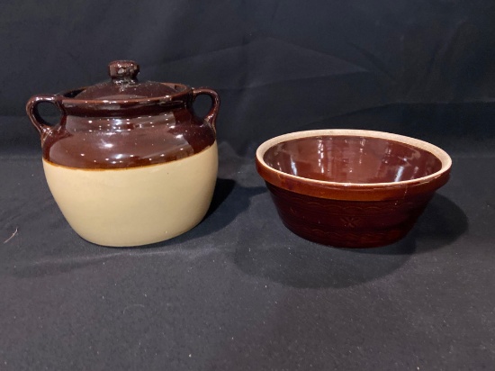 Bean Pot and Pudding Bowl