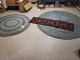 (3) Rugs, some staining to rugs