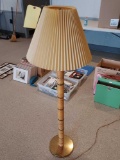 Bamboo Style Floor Lamp w/ Shade