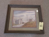 Framed Early House Print by Jay McVey