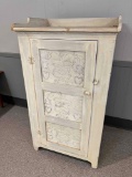 Vintage Jelly Cupboard with Tin Punch Door