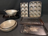 Vintage Muffin Pans and Trays