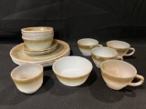 Federal Glass Plates, Bowls, Cups and Saucers